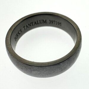 Birks Men's Tantalum Wedding Ring - Comfort Fit - Size 8.5